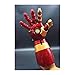 JIANLIN Marvel Iron Man MK42 1:1 Braccio Indossabile E Guanti Giocattolo Modello Dita Mobili - Regali di Compleanno for Bambini, Il Miglior Regalo for I Fan Marvel (Size : L Left Arm)