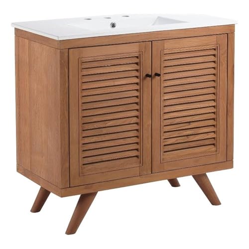 36-Inch Teak Wood Vanity