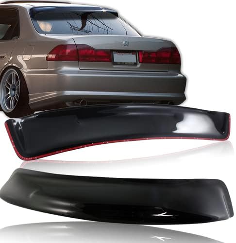 Black ABS Rear Window Roof Spoiler Wing Compatible with 1998-2002 Honda Accord 4DR Sedan, 1999 2000 2001