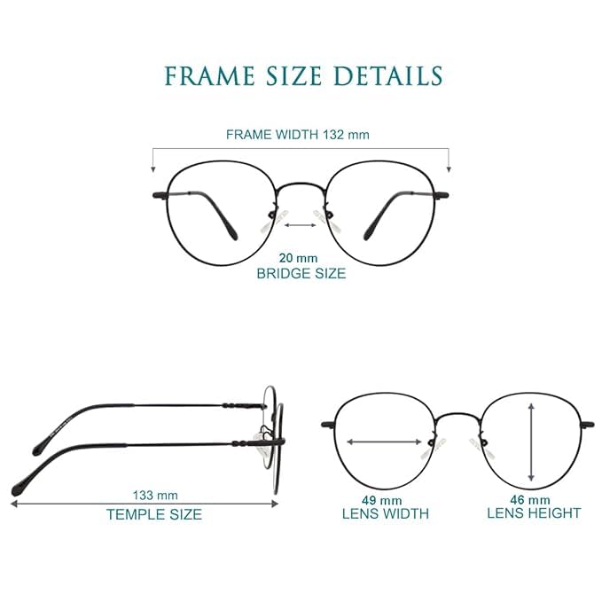 Image of Round Shape Blue Cut Antiglare Computer Eyeglasses For Men And Women |Blue Light Filtering Glasses For Computer And Mobile Use | 100% UV Protection | Gold & Silver Rose Gold.