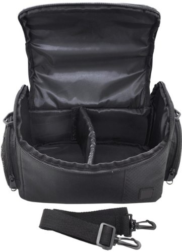 72" Inch Elite Series Full Size Camera Tripod For Dslr Cameras/Camcorders + Large Soft Padded Camcorder Equipment Case & Ecostconnection Microfiber Cloth #TOP6