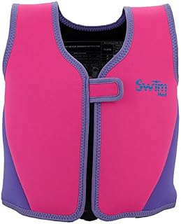 SwimMad Child's Swimming Jacket 18-30Kg 3-6 Years (PINK) - 8 removable soft foam floats offer adjustable buoyancy