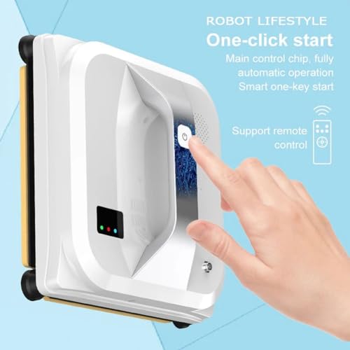Automatic Window Cleaner Robot, Intelligent Window Glass Cleaning Robot, Magnetic Robotic Vacuums Cleaner, App/Remote Control & 3000Pa Strong Suction, No Noise, for Outdoor/Indoor, Tiles, Bathrooms - Image 2