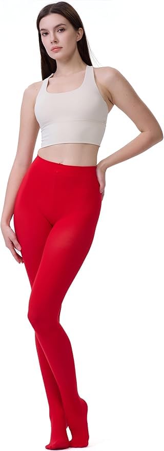 Zylum Fleece Lined Leggings Women Winter Warm Thick Tights Thermal Velvet Pants Tummy Control Soft Stretchy (M, Beige) - Image 3 thumbnail