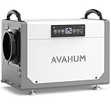 Crawl Space Dehumidifier with Pump 113 Pint Commercial Dehumidifier Energy Star Efficient Certified for Basement,Whole House with Drain Hose,Large Capacity, Water Damage Unit,Portable, Auto Defrost