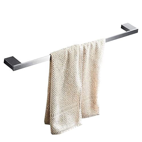 Barre porte-serviettes salle de bain en acier inoxydable 304 support mural robuste