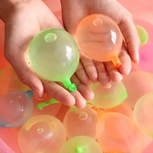 Image of Rozi Decoration Holi Water Balloons Multicolor for Rang Barse - Pack of 500 Pcs Rubber Balloons for Happy Holi Celebration