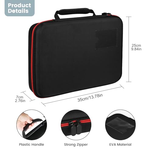 FDOUIGE Batterie Aufbewahrungsbox Organizer mit Tester Hält 200+ Batterienn, Batteriebox mit großer Kapazität, Batteriehalter Koffer Behälter Tragetasche, passend für Batterien AA, AAA, C, D, 9 V
