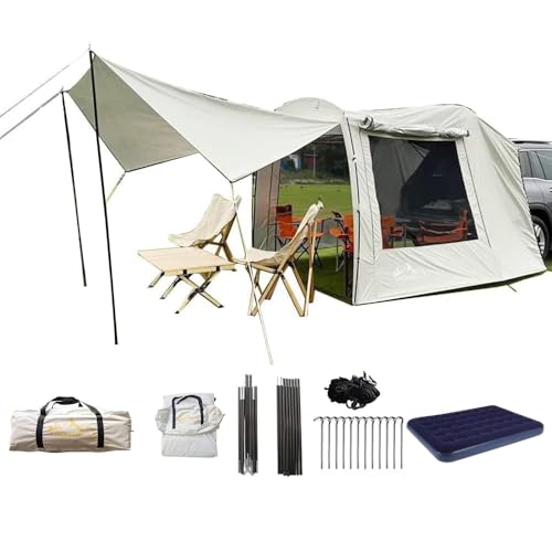 TentHome Tienda de Campaña para Coche Maletero SUV, Toldo Furgoneta Camper, Tienda Porton Trasera Camperizar Coche Camper Furgoneta, Accesorios Camper para Furgonetas