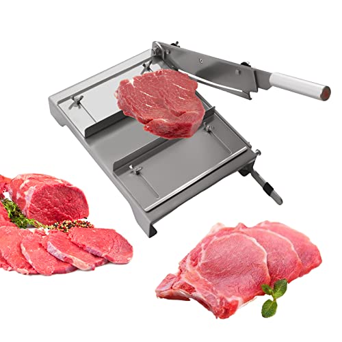 Manual Meat Bone Cutter Machine, Frozen Meat Slicer Bone Cutter, Heavy Duty Chicken Cutting Machine with blade Bone Chopper for Kitchen Beef Goat Pig Fish (style3)
