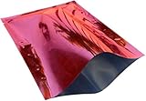 Mylar-Beutel zur Aufbewahrung von Lebensmitteln – 100 Stück metallische Aluminiumfolie, oben...