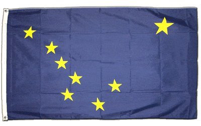 Preisvergleich Produktbild Flaggenfritze Flagge USA Alaska - 60 x 90 cm