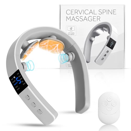 Neck Massager for Pain Relief Deep Tissue,Electric Portable Neck ...