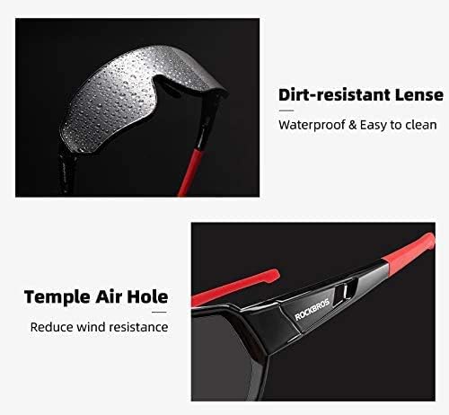 Close-up of a water-beaded lens, indicating its dirt-resistant and waterproof properties.