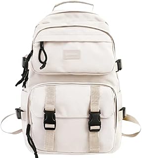 Oreunik School Backpack Girls, Causal Travel School Bags 15 Inch Laptop Work Backpack for Teenage Boys Lightweight Rucksack Water Resistant Bookbag College Men Women Daypack