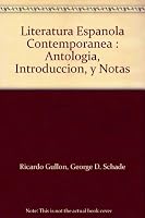 Literatura Espanola Contemporanea B000JWZJLY Book Cover