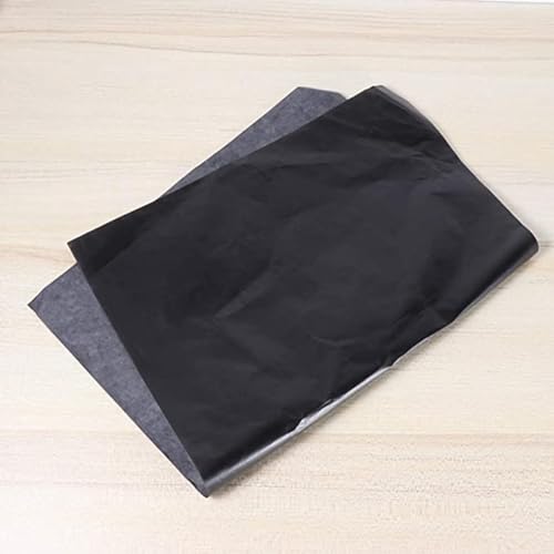 فرخ ورق كربون لتتبع القماش والخشب الكتابة و الرسم من خلالة مقاس 42*90 (BLACK)