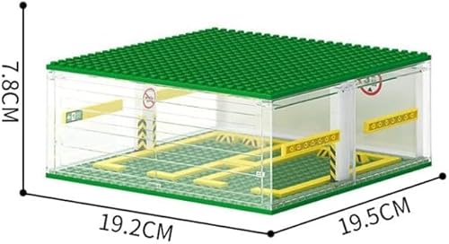 image for FULHOLPE Parking Garage for Speed Champions Race Car, DIY 3-Layer Park