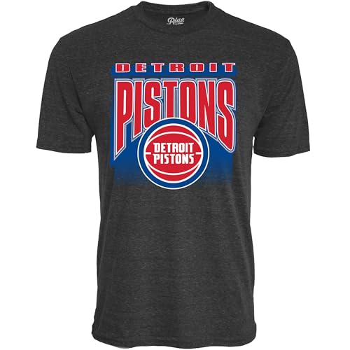 Detroit Pistons NBA Officially Licensed Tri-Blend T-Shirt Starters Black, Large