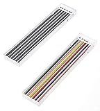 Leda Mechanical Pencil Black and Mixed Colors Lead Refill Pack for Drawing and Sketching.