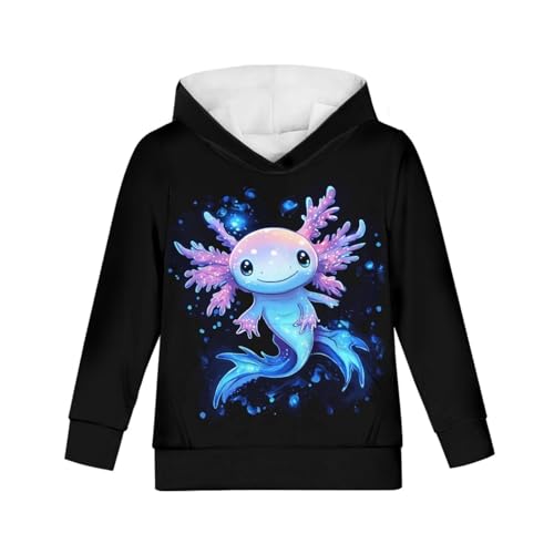 YEXIATODO Sweatshirts Cute Tops Clothes Teen Girls Age 6-16 Comfy Pullover Crop Tops Soft Hooded4