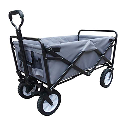 Carretilla plegable portátil para jardín, carro multiusos de alta resistencia para compras, camping y actividades al aire libre miniatura 1