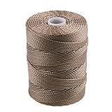 C-Lon Bead Cord, Antique Brown - 92 Yard Spool