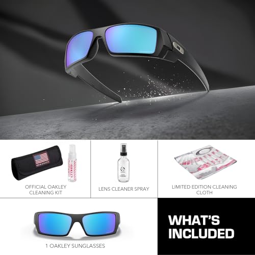 Oakley OO9014 GASCAN - Polarized/Non-Polarized - Rectangle Shape Sunglasses with Official Eyewear Kit Bundle3