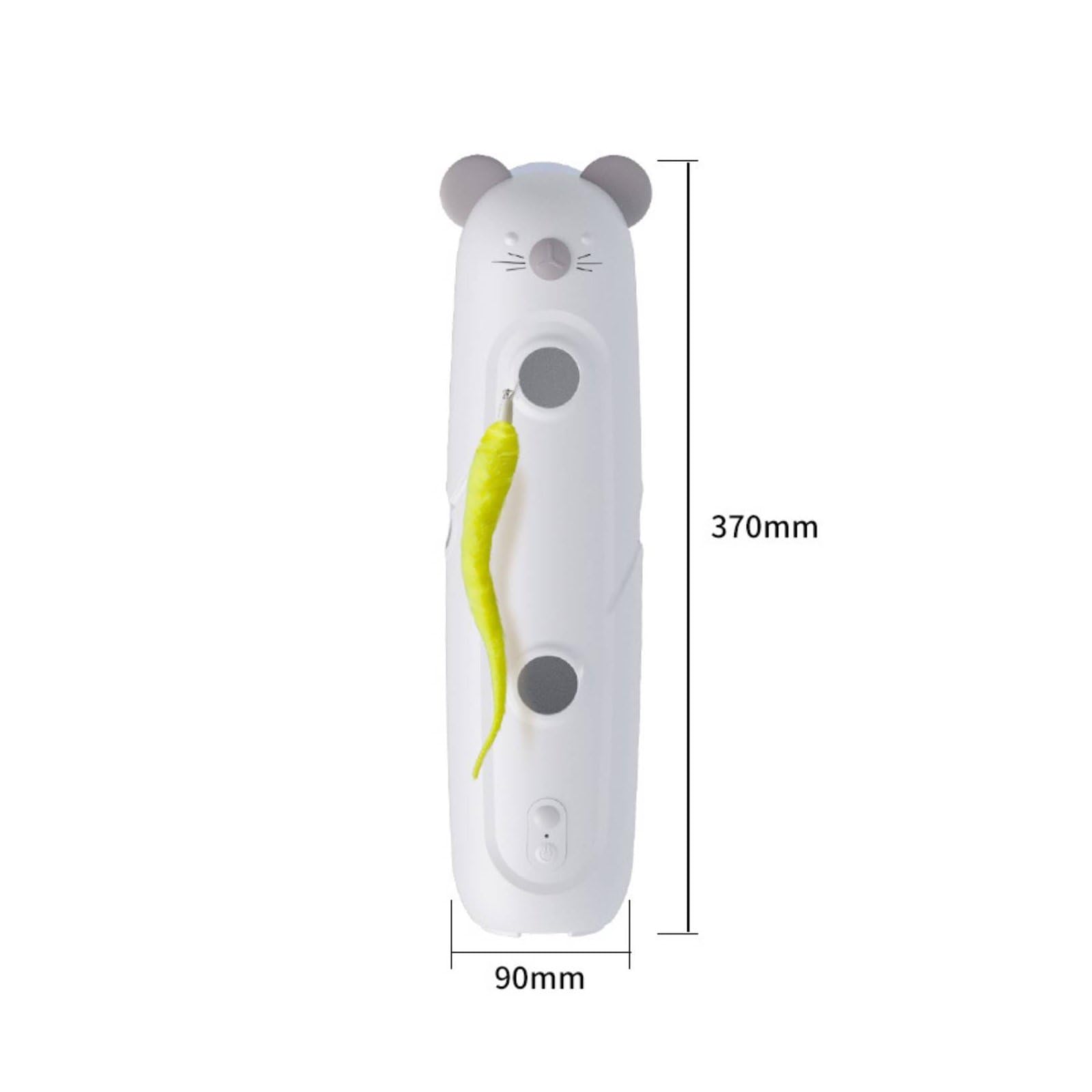 KESOTO Dispositivo Interattivo per Gatti con Sensore di Movimento E Inseguimento Automatico Della Giocattolo Elettronico per Gatti con Ventose Robusti