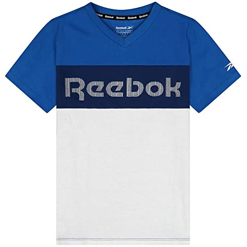 Reebok T-Shirt Garçon col V pour les sorties skate et les loisirs