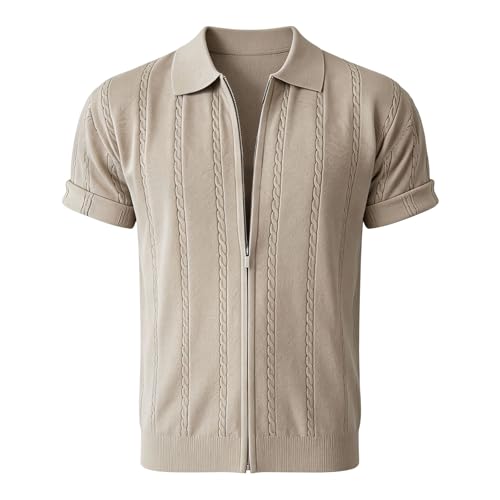 Polo blanc à manches courtes homme coupe ajustée et col côtelé