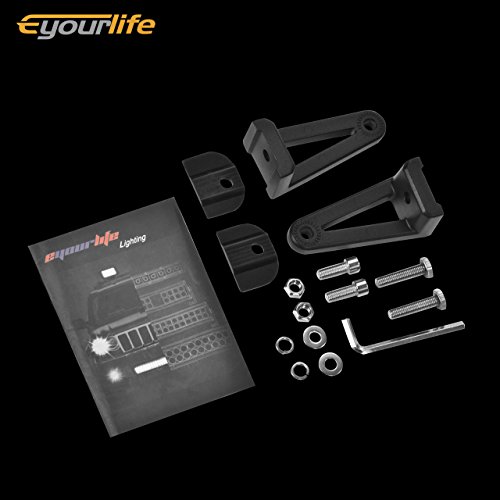 Eyourlife J_300W_COMBO_WL_BAR LED LIGHT BAR 52 Inch 30000LM Cree Led Light Bar 54" 300W Flood Spot Combo Work Light IP68 Waterproof Driving Lights Fog Lamp Heavy Duty Offroad Lighting for SUV Ute ATV Truck 4x4 Boat, 2 Years Warranty - Thumbnail 7