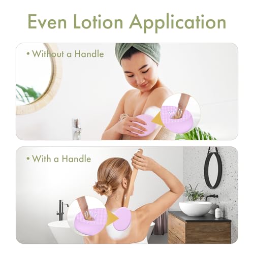 image for AmazerBath 6 PCS Lotion Applicator Replacement Pads, Back Sunscreen Ap