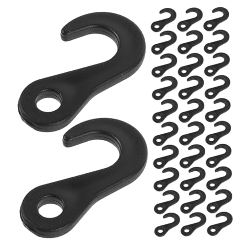 Crochet S plastique SOIMISS x200 pour tente camping et cordes élastiques