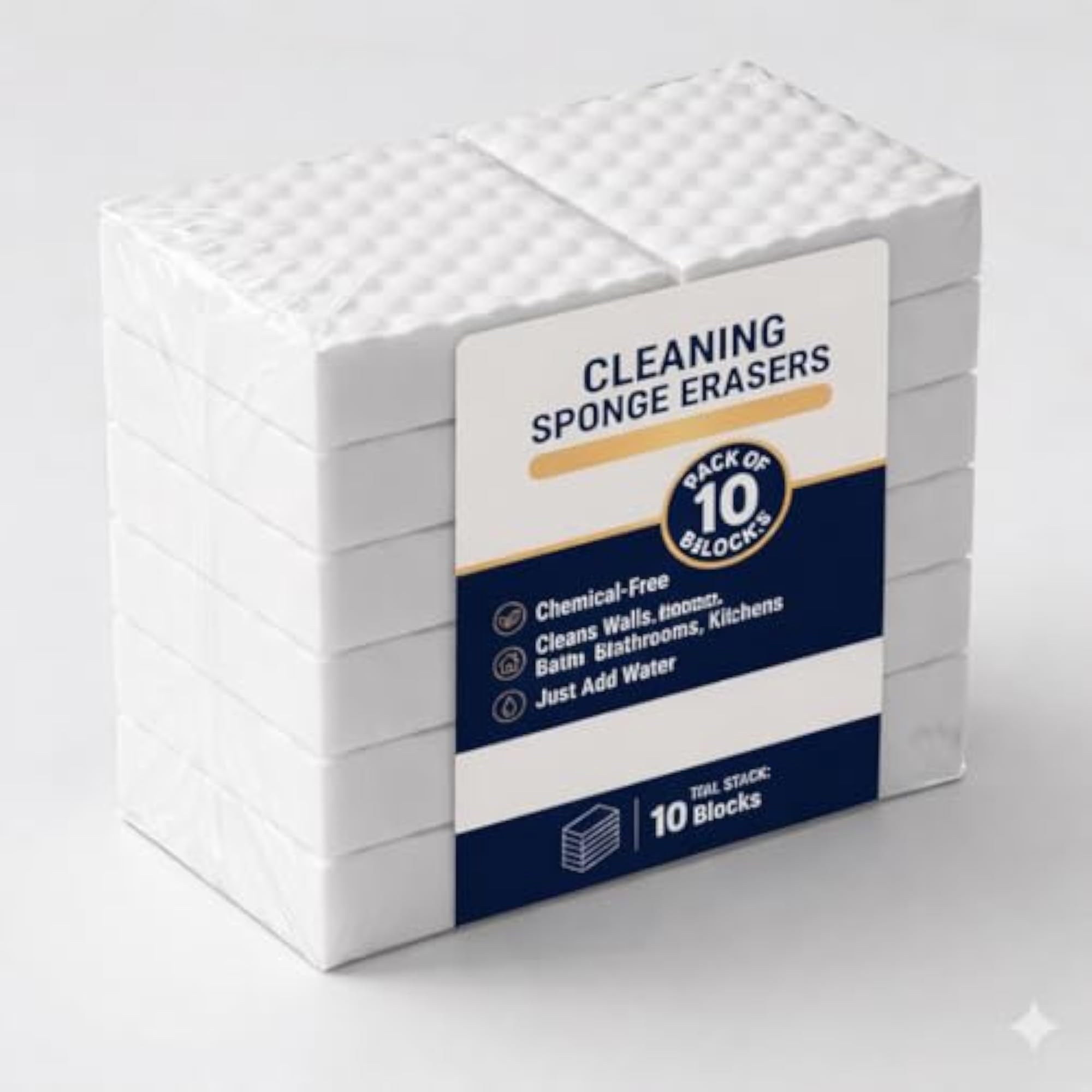 Magic Sponges Eraser for Kitchen and Bathroom Cleaning