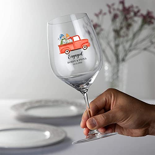 Verres à vin rouge amusants personnalisés pour rompre la routine