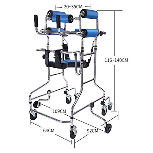 image for XIYEE Walker for Seniors,Hemiplegia Rehabilitation Standing Frame Adul