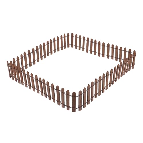 DEARMAMY ミニチュアガーデンフェンス 柔軟に曲げられる装飾用 ミニフェンス模型 多用途家用サボテン鉢飾り 柔らかく滑らかな手触りで も