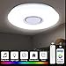 Plafón Lampara De Techo Altavoz Bluetooth 60w Led Luz De Techo Música...