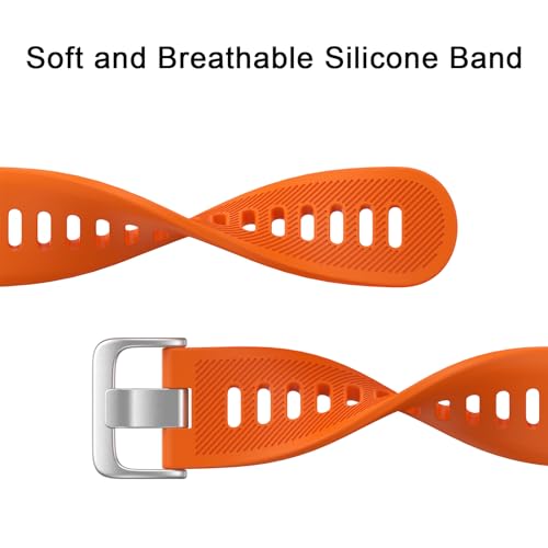 Image of Tobfit Straps Compatible with Garmin Vivoactive 5 /3,Venu Sq /Venu Watch Band for Women Men, 20mm Soft Silicone Sport Strap for Garmin Vivoactive 3 /5, Vivomove HR, Forerunner 245 /645 Music