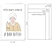 Qamza Funny Bad Bitch Birthday Card for Her, Hilarious Birthday Card for Bestie Best Friend Sister Mom Grandma Wife, Ideal Keeps It Real Friendship Day Gift for Women