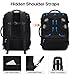 Bagsure Travel Backpack Carry On Backpack 42L Flight Approved, Expandable Laptop Backpack with Packing Cubes & Shoe Pocket, Water Resistant Luggage Backpack for Men Women, Large Backpack 20 * 14 * 7