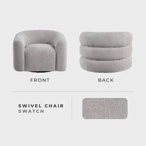 Sillón Plegable Boucle Gris miniatura 4
