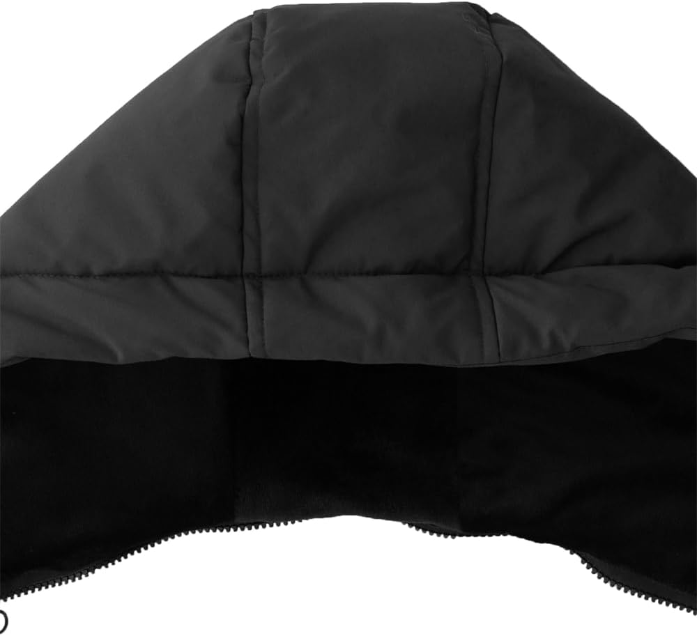 KVE Men's Hooded Winter Coat Warm Puffer Jacket Thicken Quilted Jacket - Image 5