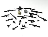 Custom Polizei SWAT Waffen Set Mütze Maschinengewehr Zubehör für LEGO® Figuren