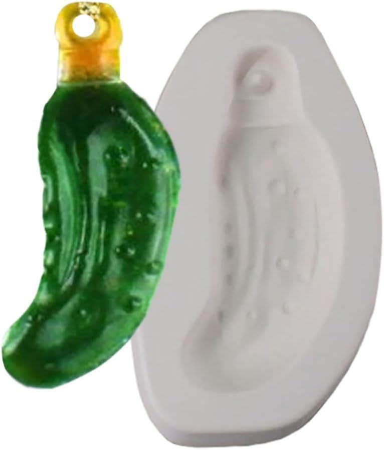Christmas Pickle Ornament - Fusible Glass Frit Casting Mold