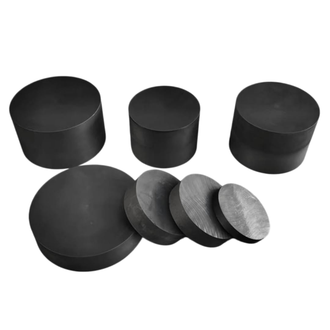 Graphite Column, High-Purity Graphite Round Block, High Strength, High Density, 20mm~200Diameter, 1 PCS/Set (Φ80mm*20mm, 1PCS, Diameter*Thickness)