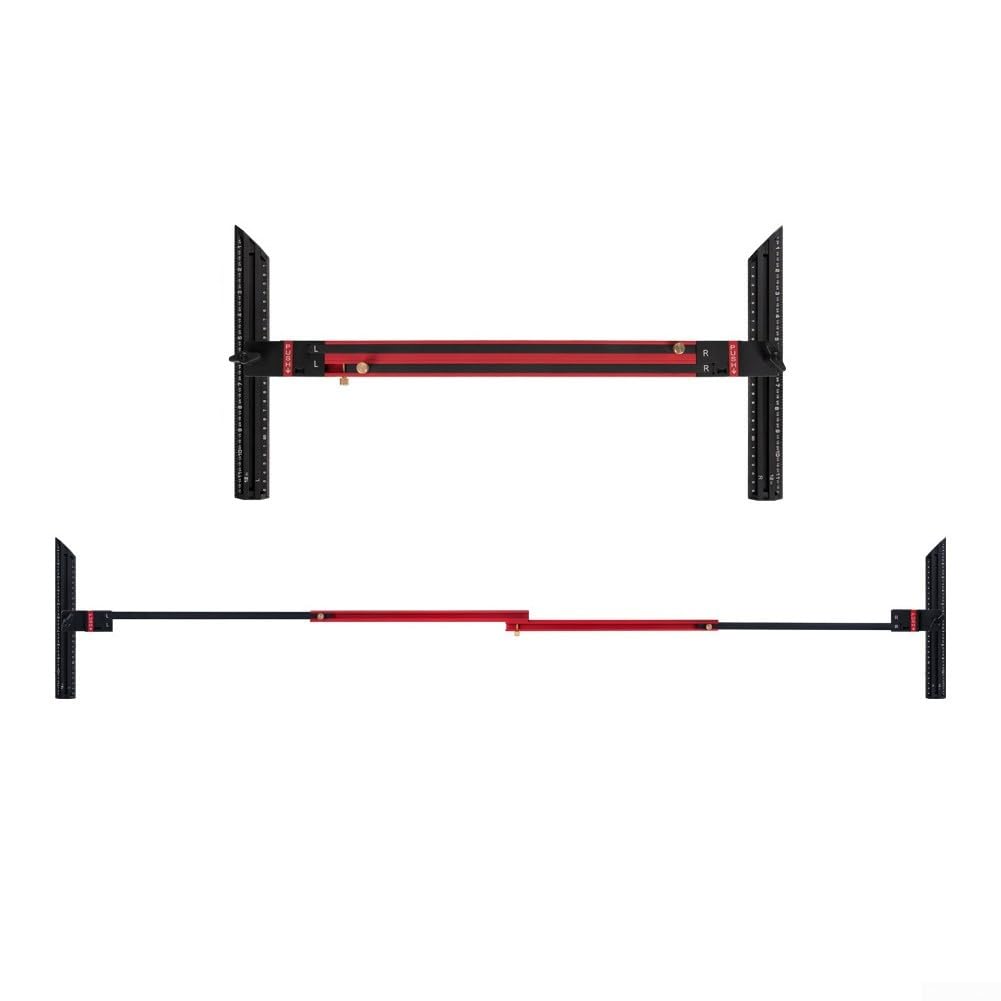Medidor de banda de rodadura de escalera ajustable para diseños precisos, herramientas de carpintero robustas para formas irregulares de 23 a 63 pulgadas