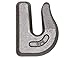 Buyers Products B2408W375 3/8"" Welded-on Grab Hook, Regular