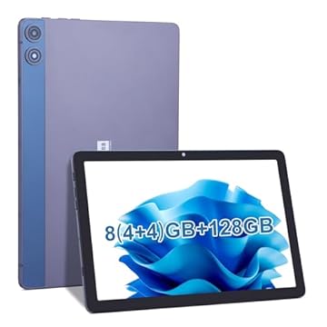 Tablet Android de 10,1 polegadas, tablet PC de 1ª geração, 8 GB de RAM, 128 GB de ROM, tela IPS HD com proteção ocular, bateria de longa duração, 5 MP, câmera dupla de 13 MP, tablet WiFi para adultos